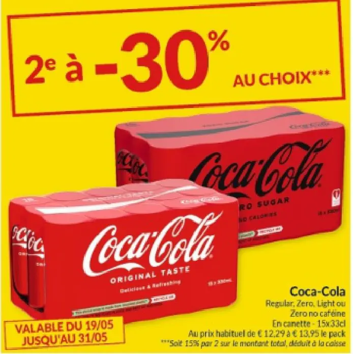 Offre: Coca-Cola