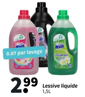 Offre: Lessive liquide