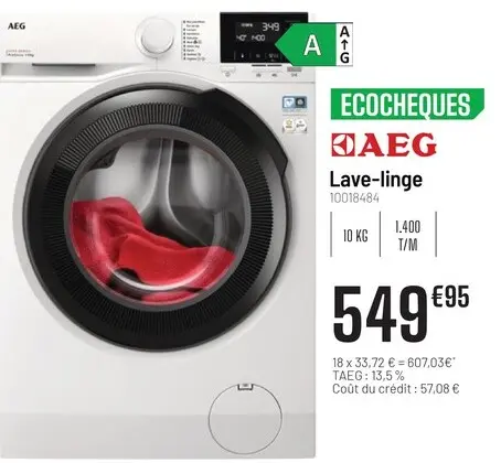 Offre: Lave-linge