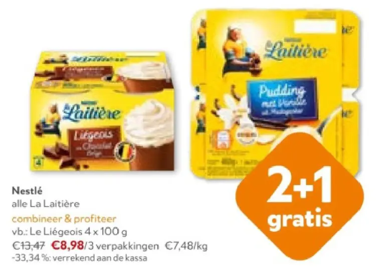 Promotie: La Laitière Liégeois