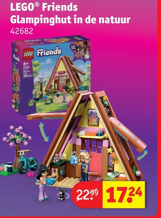 Promotie: LEGO® Friends Glampinghut in de natuur 42682