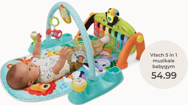 Aanbieding: 5 in 1 muzikale babygym