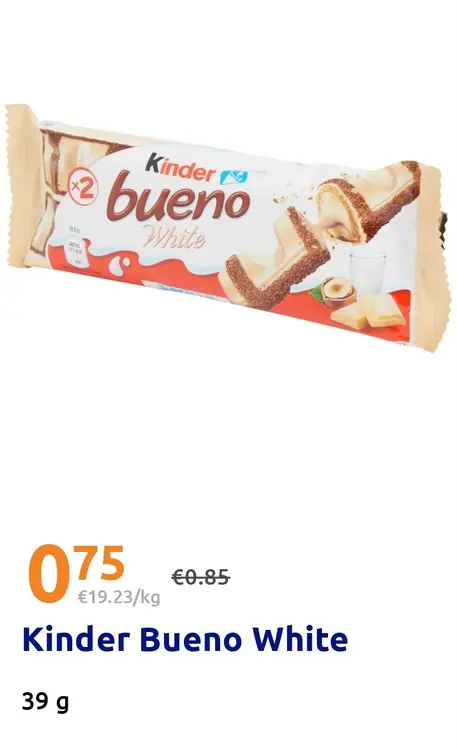 Offre: Kinder Bueno White