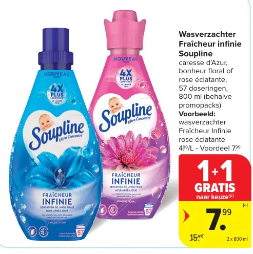 Promotie: Wasverzachter Fraîcheur infinie