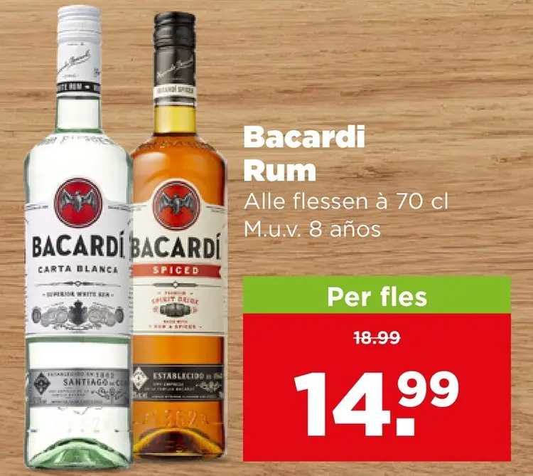 Aanbieding: Bacardi Rum