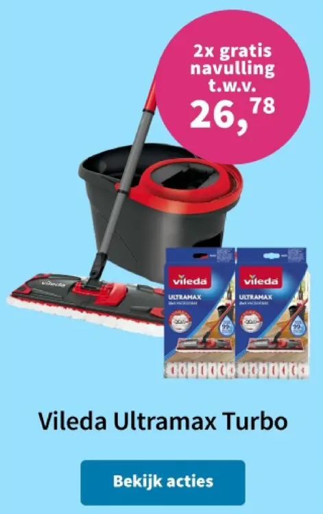 Promotie: Vileda Ultramax Turbo