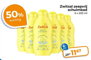 Aanbieding: Zwitsal zeepvrij schuimbad
