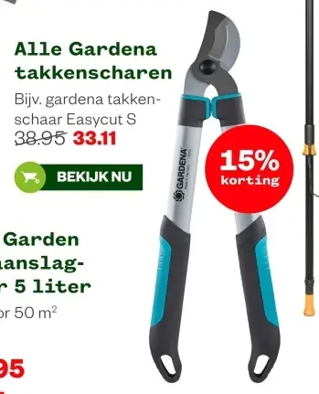 Aanbieding: Gardena takkenschaar Easycut S