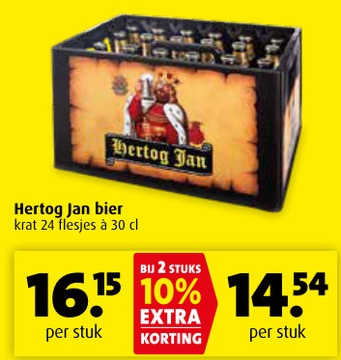 Aanbieding: Hertog Jan bier