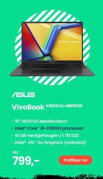 Aanbieding: ASUS VivoBook X1605VA-MB183W