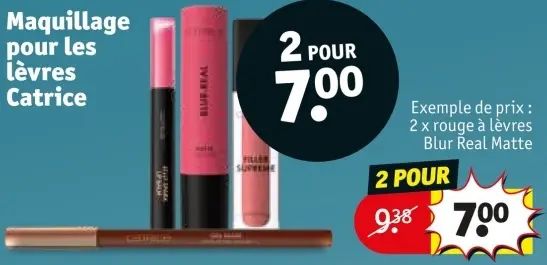 Offre: Maquillage pour les lèvres