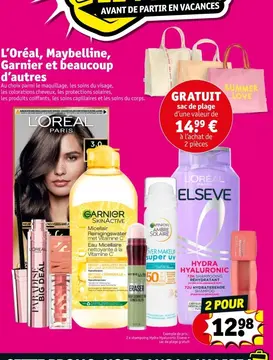 Offre: L'Oréal, Maybelline, Garnier et beaucoup d'autres