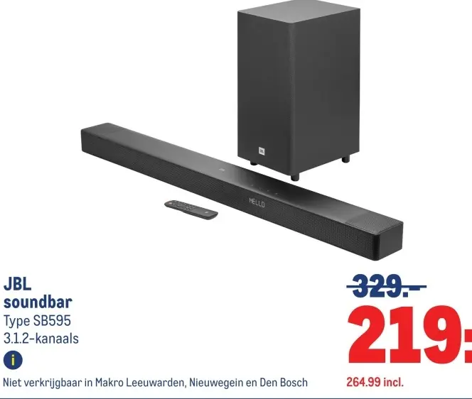 Aanbieding: soundbar