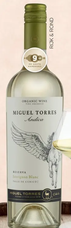 Aanbieding: Miguel Torres Ándica Reserva Sauvignon Blanc