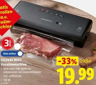 Promotie: Vacuümmachine
