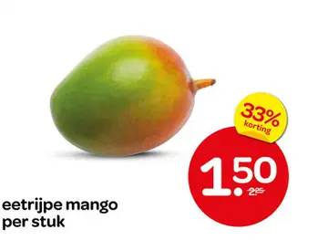 Aanbieding: eetrijpe mango