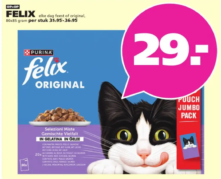 Aanbieding: Felix elke dag feest of original