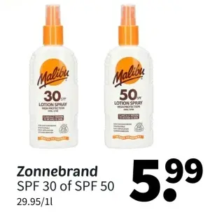 Aanbieding: Zonnebrand
