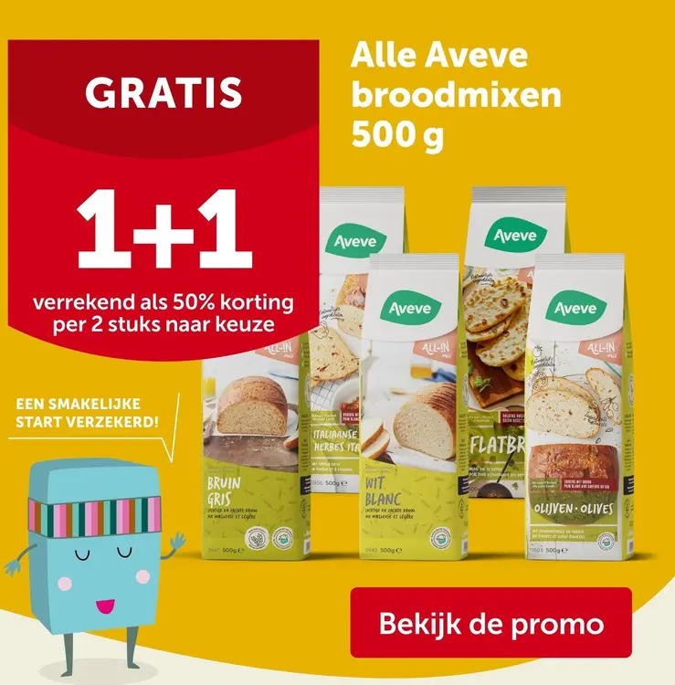 Promotie: Aveve broodmixen
