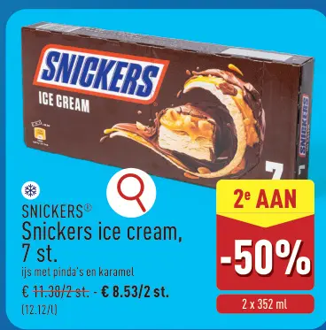 Promotie: Snickers ice cream