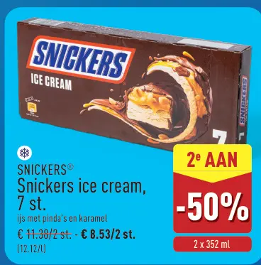 Promotie: Snickers ice cream