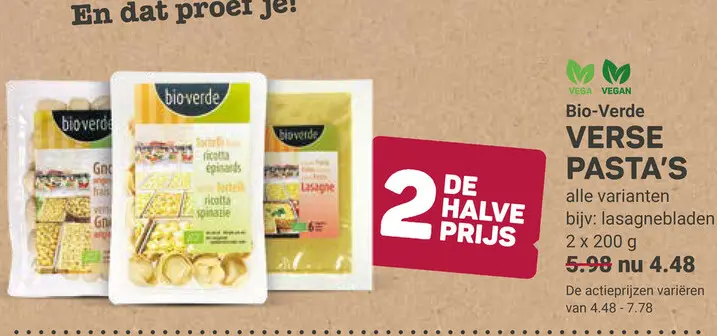 Aanbieding: Verse pasta's