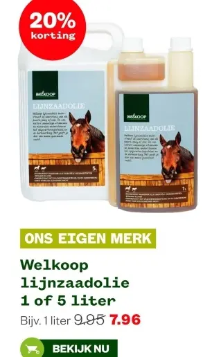 Aanbieding: Welkoop lijnzaadolie