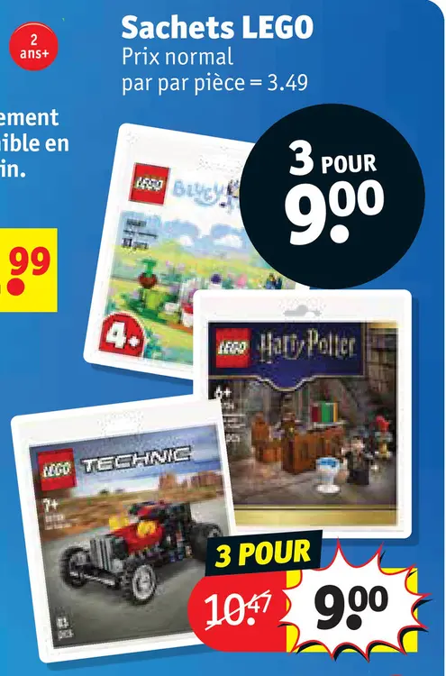 Offre: Sachets LEGO