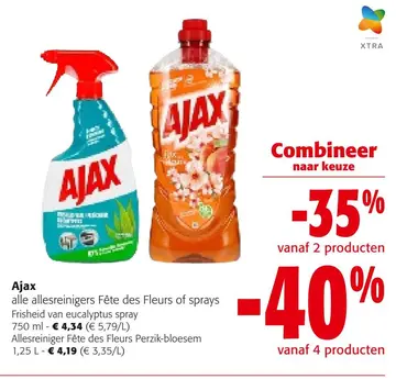 Aanbieding: Ajax alle allesreinigers Fête des Fleurs of sprays