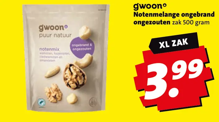 Aanbieding: Notenmelange ongebrand ongezouten