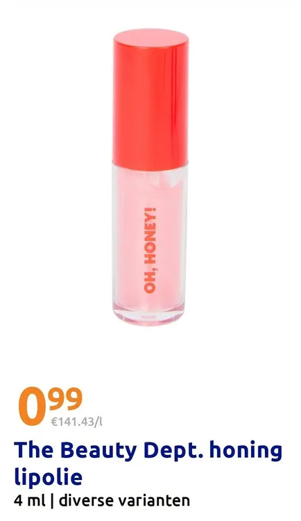 Promotie: The Beauty Dept. honing lipolie