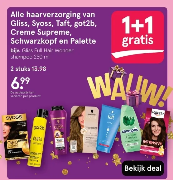 Aanbieding: Haarverzorging