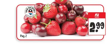 Aanbieding: Kersen en aardbeien