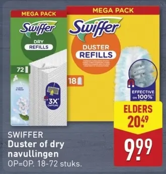 Aanbieding: Swiffer Duster or dry refills