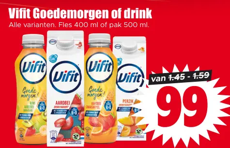 Aanbieding: Vifit Goedemorgen of drink