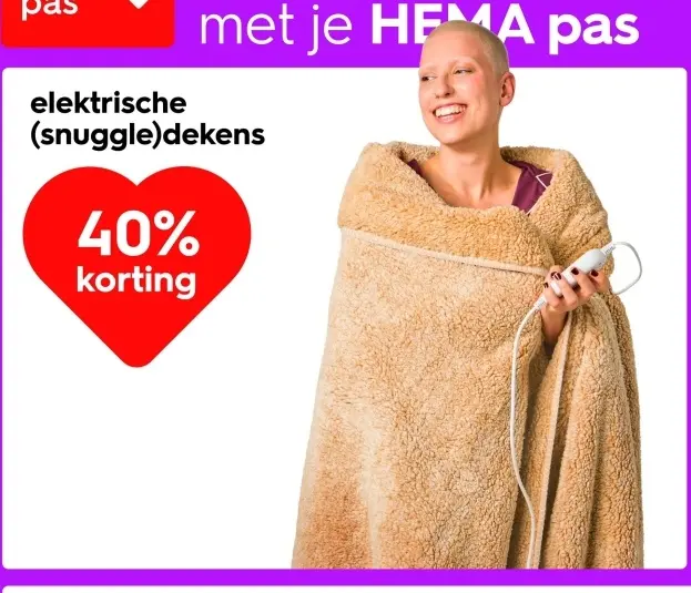 Aanbieding: elektrische (snuggle)dekens