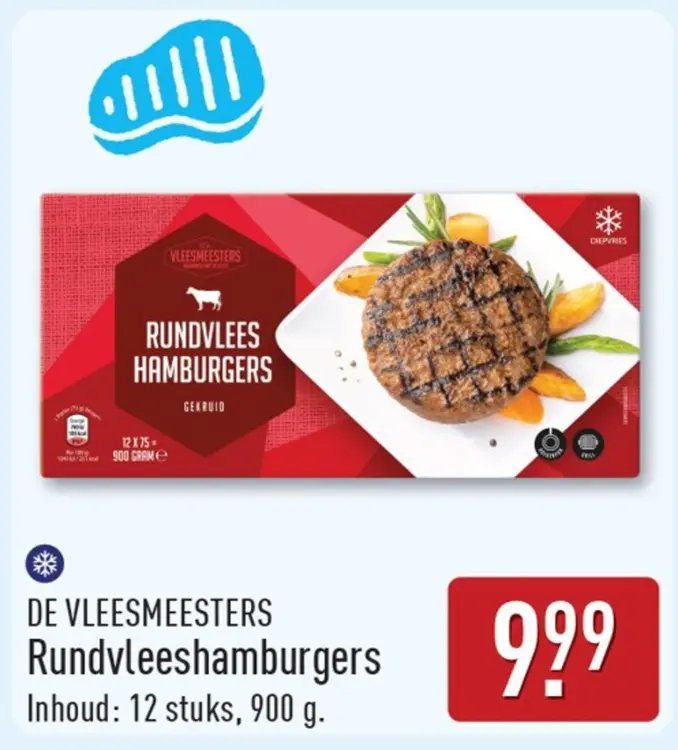 Aanbieding: Rundvleeshamburgers