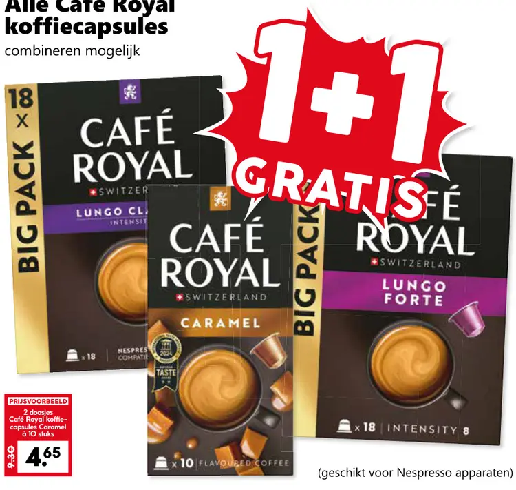 Aanbieding: Café Royal koffiecapsules