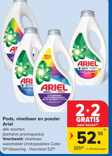 Promotie: Pods, vloeibaar en poeder