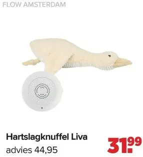 Aanbieding: Flow Amsterdam Hartslagknuffel Liva
