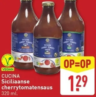 Aanbieding: Cucina Siciliaanse cherrytomatensaus
