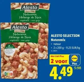 Promotie: Notenmix