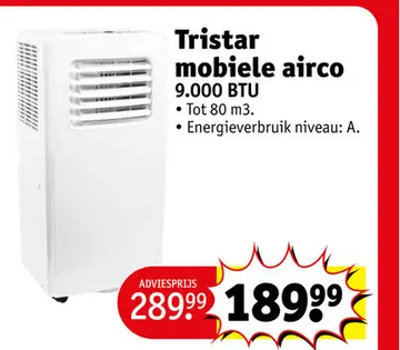 Aanbieding: Tristar mobiele airco