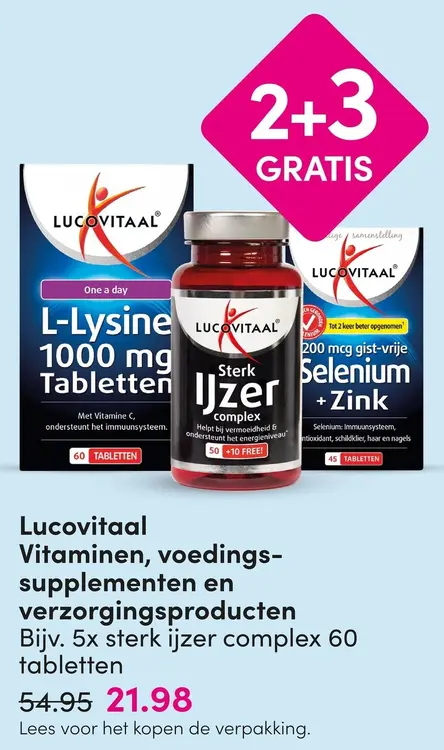 Aanbieding: Lucovitaal Vitaminen, voedingssupplementen en verzorgingsproducten