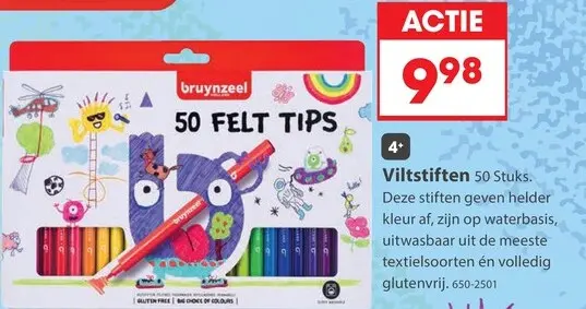Aanbieding: Viltstiften 50 Stuks