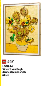 Aanbieding: LEGO Art Vincent van Gogh Zonnebloemen