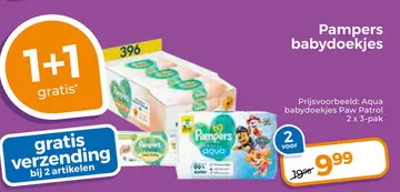 Aanbieding: Pampers babydoekjes