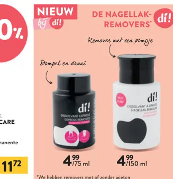 Aanbieding: DE NAGELLAK-REMOVERS