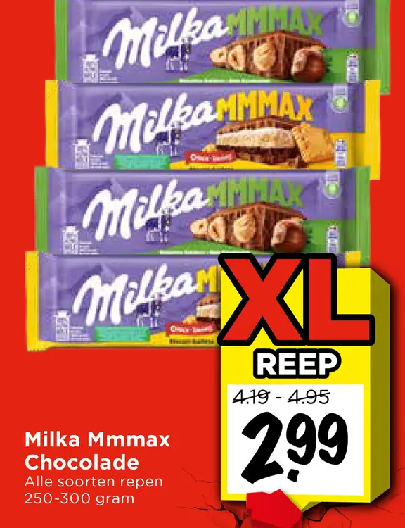 Milka Mmmmax Chocolade