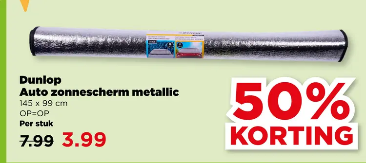 Aanbieding: Auto zonnescherm metallic